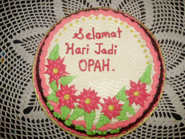 Atie s Cake  Kek Ising Hiasan  Bunga 