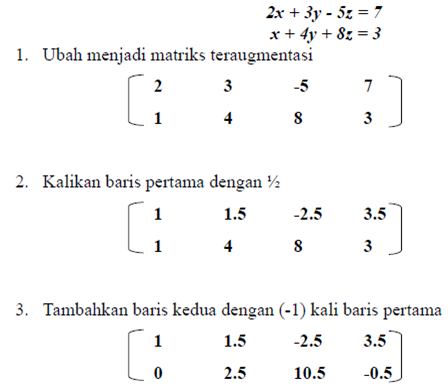 Komputasi Proses (Sistem Persamaan Linear Metode Eliminasi 