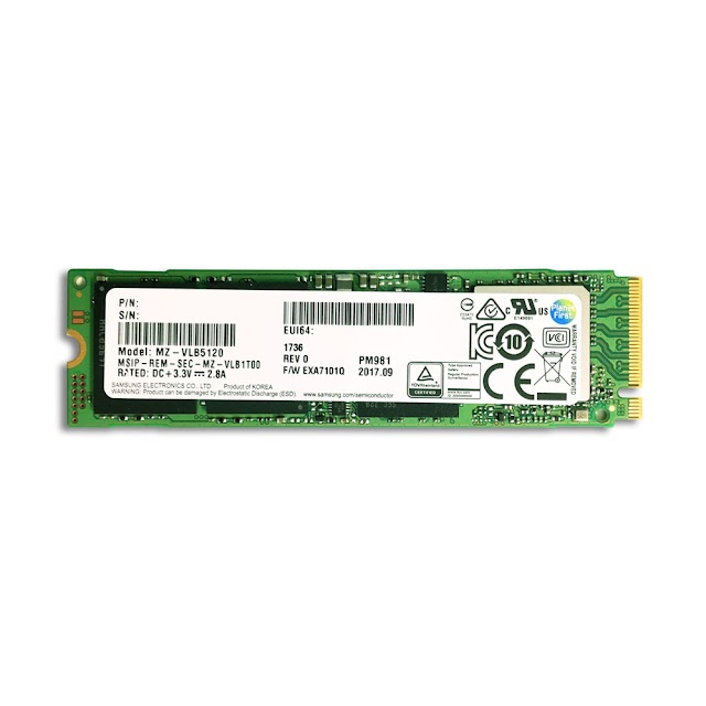 SSD Samsung NVMe PM981a M.2 PCIe Gen3 x4 256GB