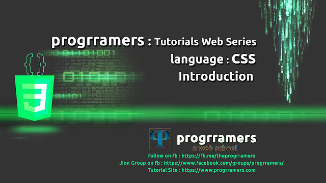 CSS Tutorial-Introduction 