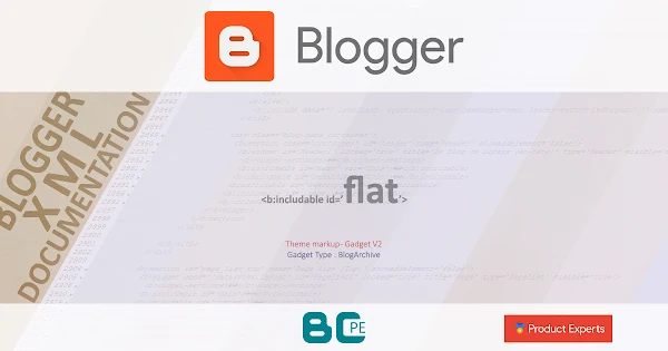 Blogger - flat [BlogArchive GV2 Markup]