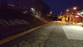 early morning on the Franklin Dean platform