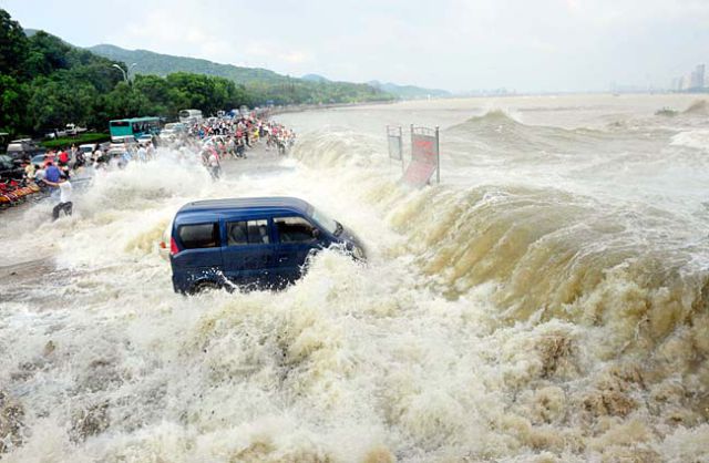 Fenomena Sungai Qiantang Di China Yang Menakjubkan