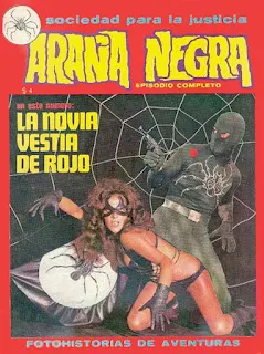 Revista - Araña negra n 1 - La novia vestía de rojo