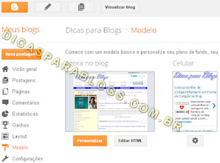 Pagina Modelo - Editar HTML