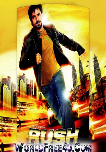 Poster Of Bollywood Movie Rush (2012) 300MB Compressed Small Size Pc Movie Free Download worldfree4u.com