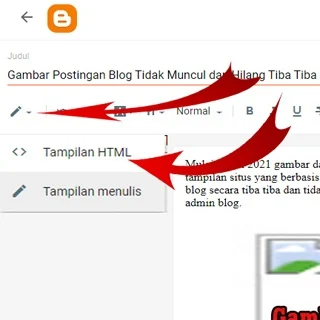 Gambar Postingan Blog Tidak Muncul dan Hilang Tiba Tiba Serta Solusinya