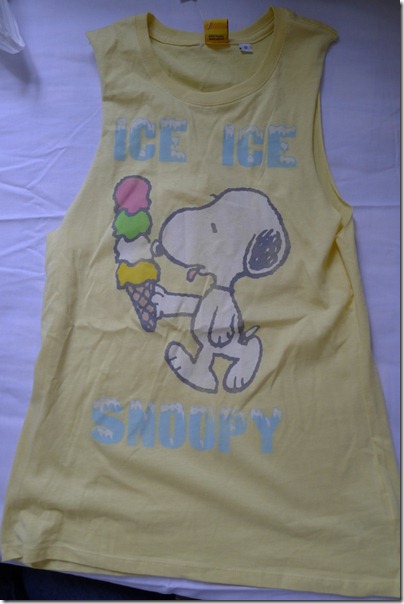 ice ice Snoopy tank top