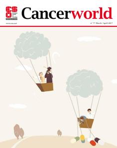 Cancer World 77 - March & April 2017 | CBR 96 dpi | Bimestrale | Medicina | Salute | NoProfit | Tumori | Professionisti
The aim of Cancer World is to help reduce the unacceptable number of deaths from cancer that is caused by late diagnosis and inadequate cancer care. We know our success in preventing and treating cancer depends on many factors. Tumour biology, the extent of available knowledge and the nature of care delivered all play a role. But equally important are the political, financial, bureaucratic decisions that affect how far and how fast innovative therapies, techniques and technologies are adopted into mainstream practice. Cancer World explores the complexity of cancer care from all these very different viewpoints, and offers readers insight into the myriad decisions that shape their professional and personal world.