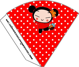 Pucca, Free Printable Cones.