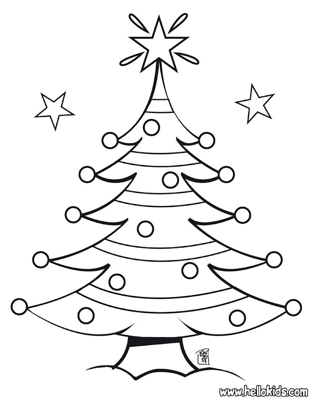 christmas tree coloring pages christmas tree coloring pages christmas  title=