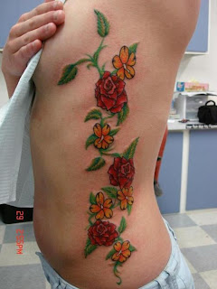 Beautiful Rose Flower Tattoo Designs 5
