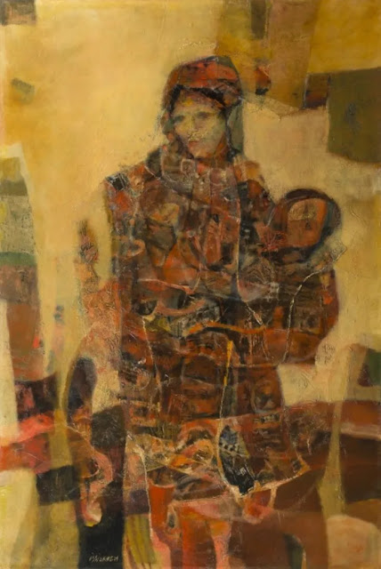 Maternité , 1969 - M'hamed Issiakhem