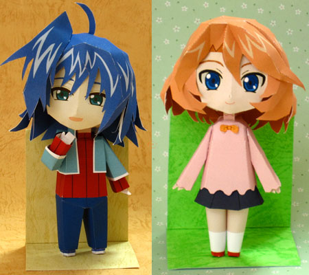 Cardfight Vanguard Papercraft Aichi Emichan