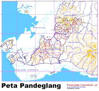 Peta Pandeglang