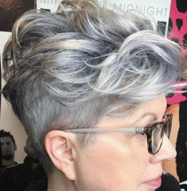 short hairstyles for older women 2019