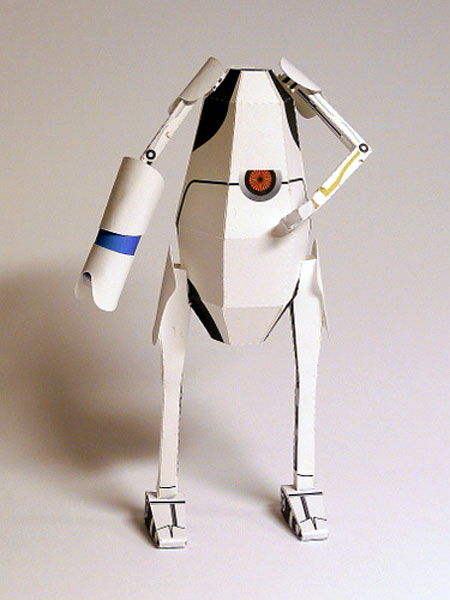 Portal 2 Pbody Papercraft