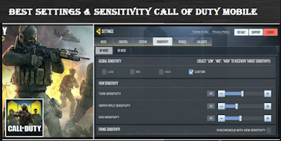 Best Settings & Sensitivity Call Of Duty Mobile 