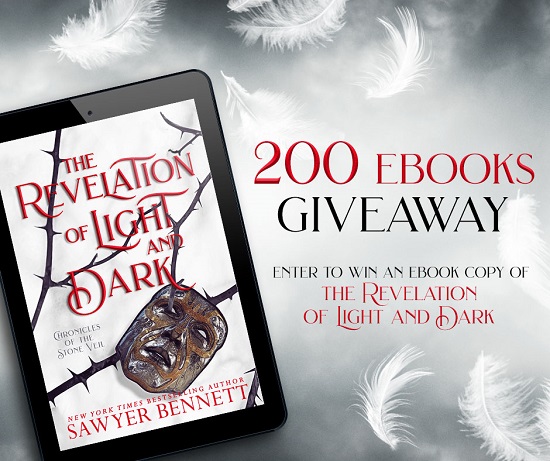 200 Ebooks Giveaway. Enter to win an ebook copy of The Revelation of Light and Dark.