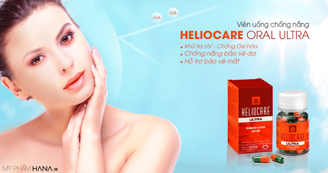 viên uống chống nắng heliocare oral ultra