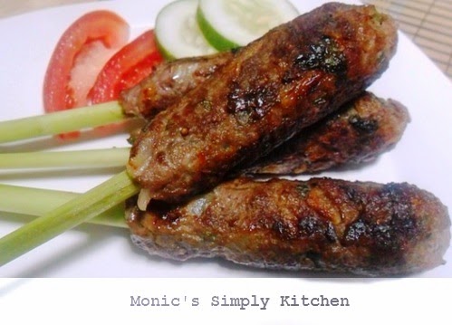 Sate Lilit Daging Sapi khas Arab - Monic's Simply Kitchen
