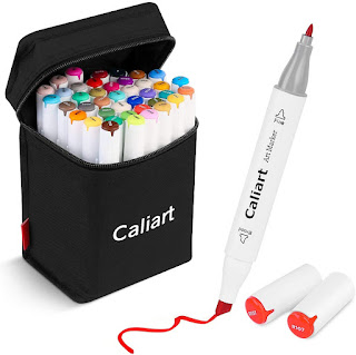 Caliart-40-Colors-Dual-Tip-Art-Markers