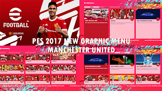 PES 2017 NEW GRAPHIC MENU MANCHESTER UNITED