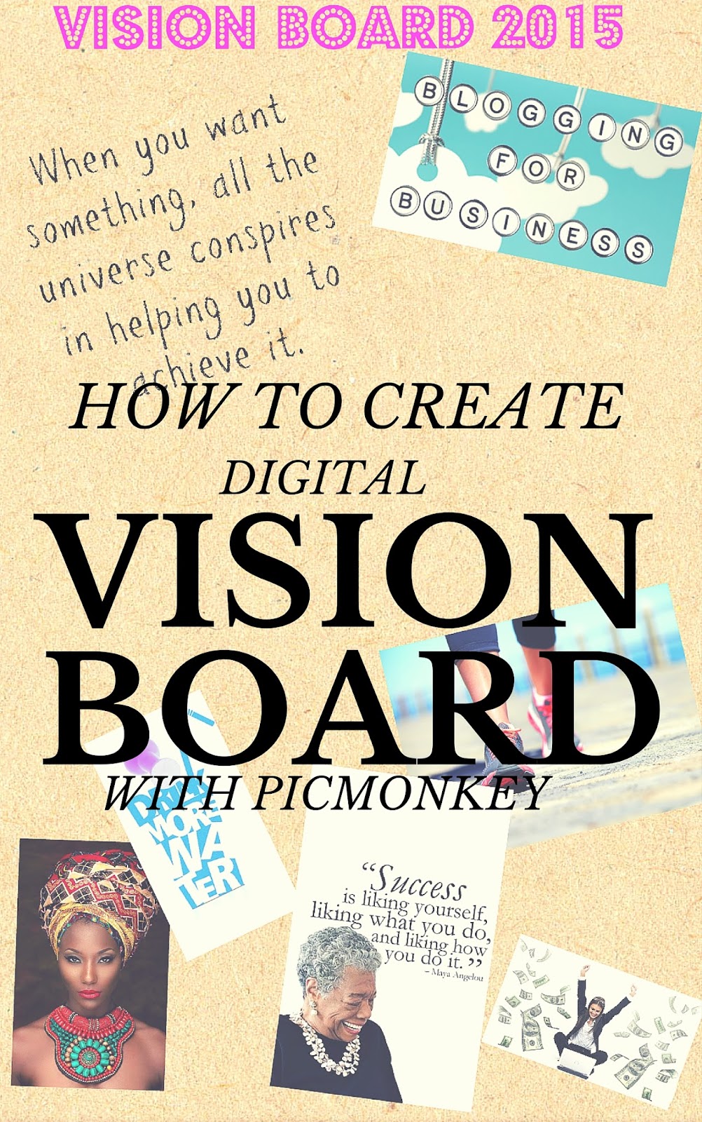How To Create A Digital Vision Board With Picmonkey Thriftanista In The City