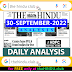 30 September 2022 TH Analysis | The Hindu Daily Analysis and Hand Written Notes of 30th September 2022 | The Hindu Club