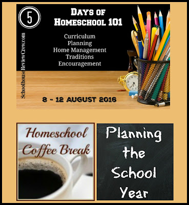 Homeschool 101 - Planning the School Year on Homeschool Coffee Break @ kympossibleblog.blogspot.com - Day 2 of the Homeschool 101 blog hop hosted by the Schoolhouse Review Crew focuses on planning. This is a quick description of how I plan out my school year, and the resources I use.