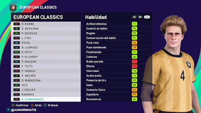 eFootball PES 2021 MyClub Legends by Junior Mantis