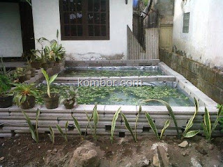 Cara Membuat Kolam Terpal Batako Murah