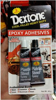 Steel glue is an expoxy adhesive