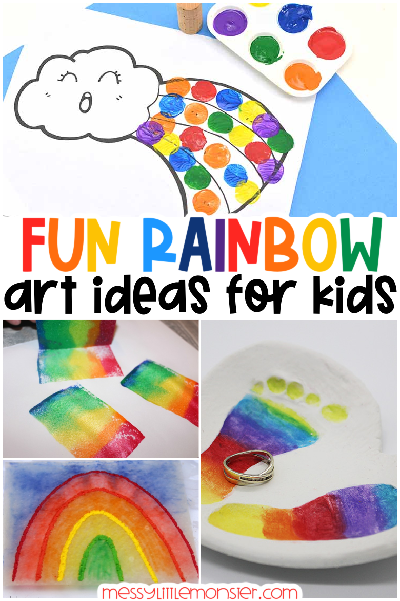 Fun rainbow art projects for kids