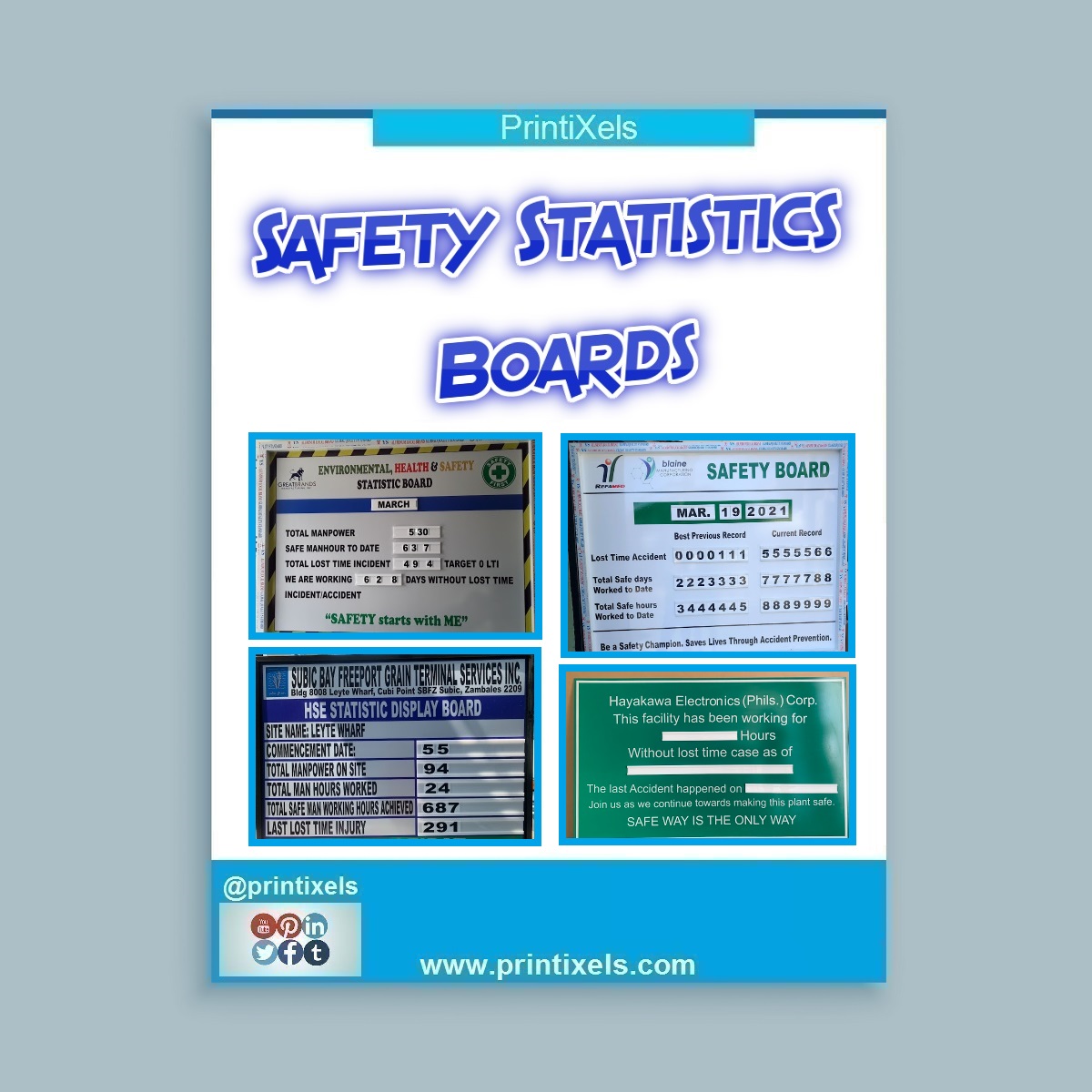 Safety Statistics Boards Philippines