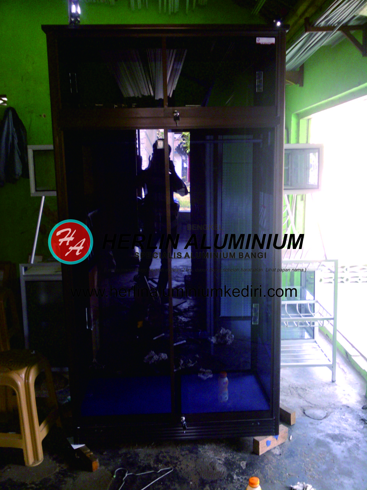 Daftar harga lemari pakaian aluminium Kediri Jawa Timur 