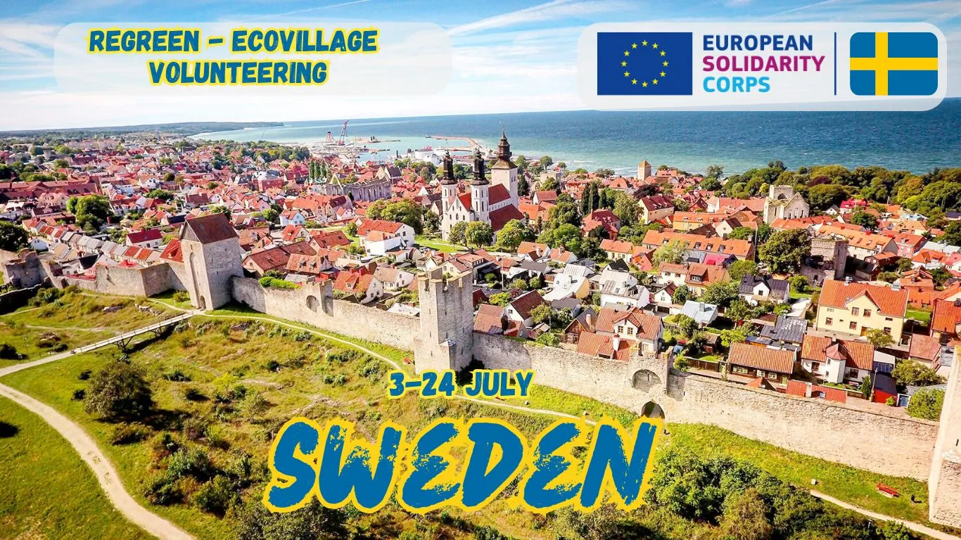 ReGreen - Ecovillage volunteering project in Visby, Sweden (Fully Funded)