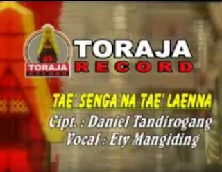 Lirik Lagu Toraja Tae' Senga'na Tae' Laenna (Ety Mangiding)