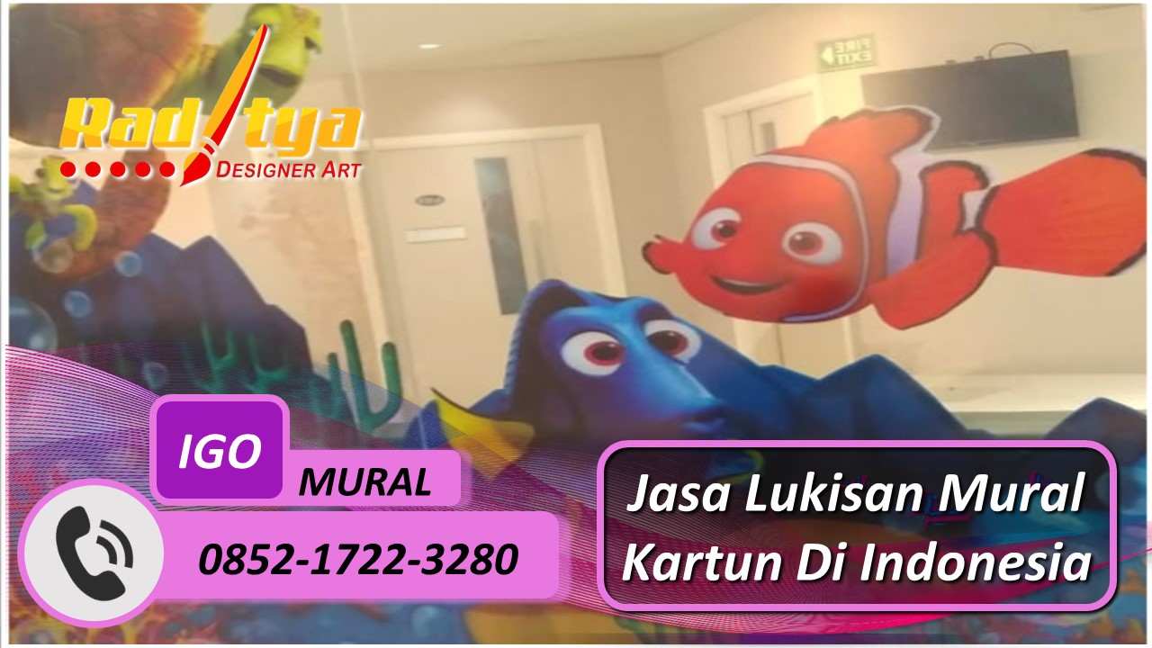 Jasa Lukisan Mural Kartun Di Indonesia