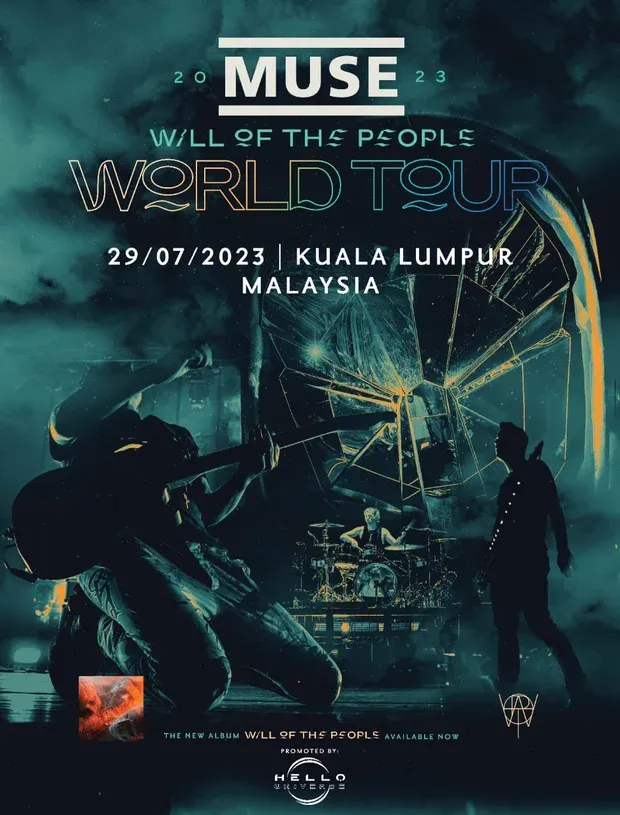Konsert Muse Tour 2023 Malaysia