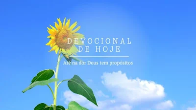 Até na dor Deus tem propósitos