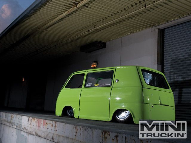 slammed vw bus