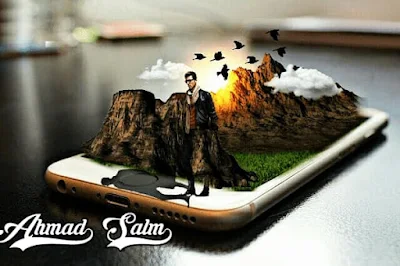 تصميم صورة 3D ثلاثية الأبعاد باحترافية ببرنامج Picsart