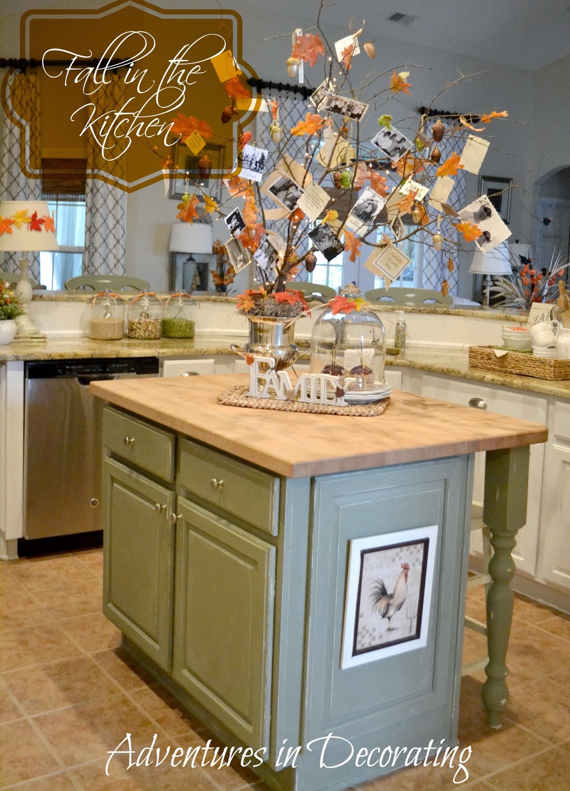 Adventures in Decorating  Our Fall  Kitchen  