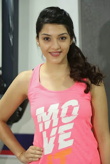 Mehreen Pirzada in Pink Color Dress with Cute and Awesome Lovely Smile