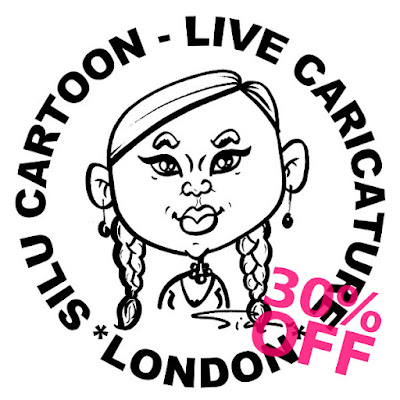 Silu Cartoon - Live Caricature, London - 30% OFF