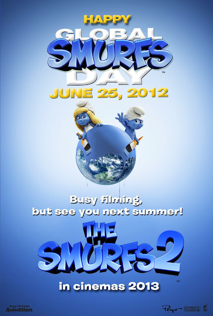 The Smurfs 2 Happy Global Smurfs Day Poster