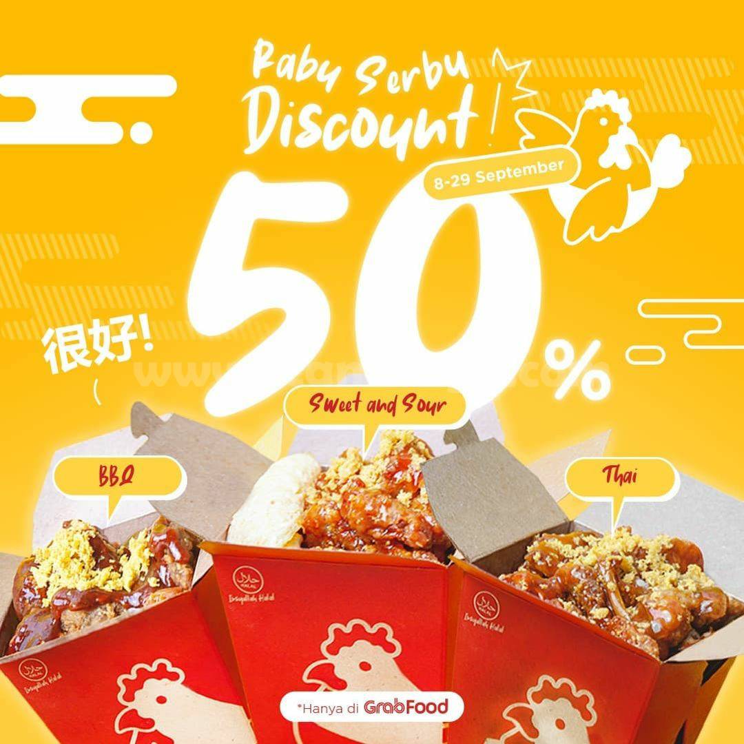 CHICKEN PAO Promo RABU SERBU DISKON 50%