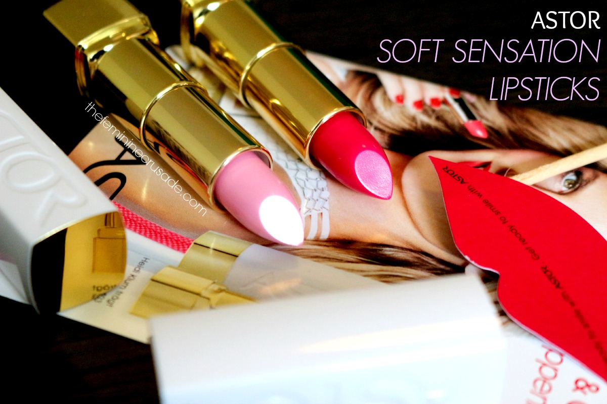 Astor Soft Sensation Color & Care Lipsticks