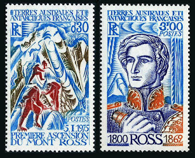 French Southern & Antarctic Territory First climbing of Mount Ross, James Clark Ross